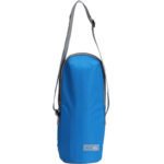 Kühltasche für 1,5 Liter Flasche mit Schultergurt, blau