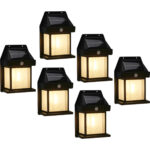 6er-Set aus 6 x DX2100220 SOLARLAMPE+SENSOR LED