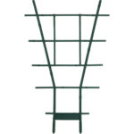 Fächerspalier Pflanzgitter, grün, 49 x 29 cm