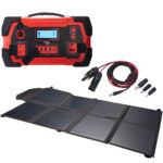 Tragbare Powerstation & Solar-Generator, 800 Wh, inkl. mobiles 110-Watt-Solarpanel
