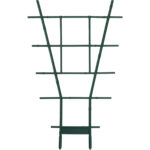 Fächerspalier Pflanzgitter, grün, 38 x 24 cm