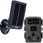 4K-UHD-Wildkamera, Nachtsicht,, WLAN, PIR, IP65, inkl. Akku-Solarpanel, 3000 mAh