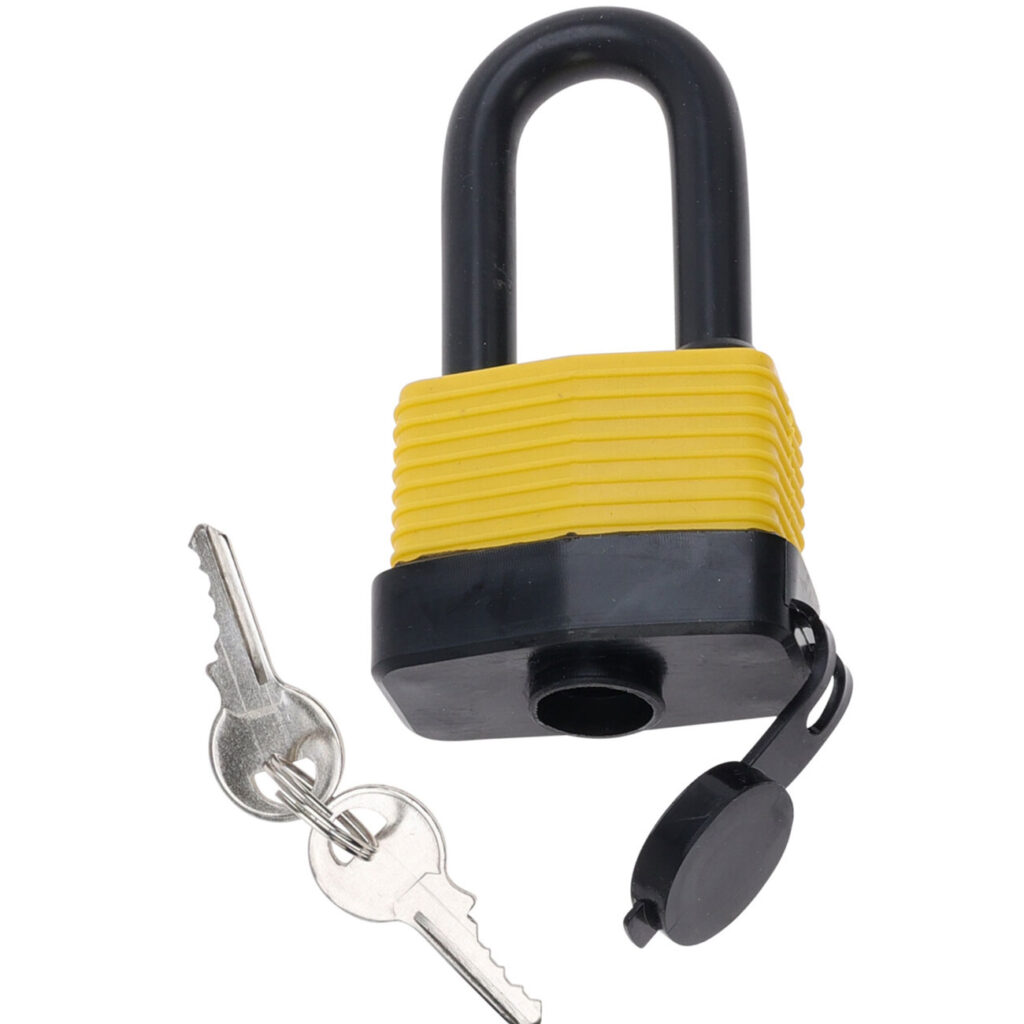 Vorhängeschloss, wetterfest inkl. 2 Schlüsseln Vorhängeschloss, wetterfest inkl. 2 Schlüsseln