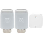 2er-Set Smartes Heizkörperthermostat inkl. Zigbee-Gateway
