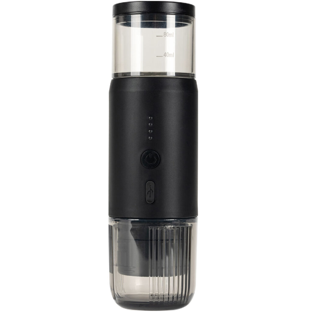 Tragbare Espressomaschine für Kapsel & Pulver, 15 bar, schwarz