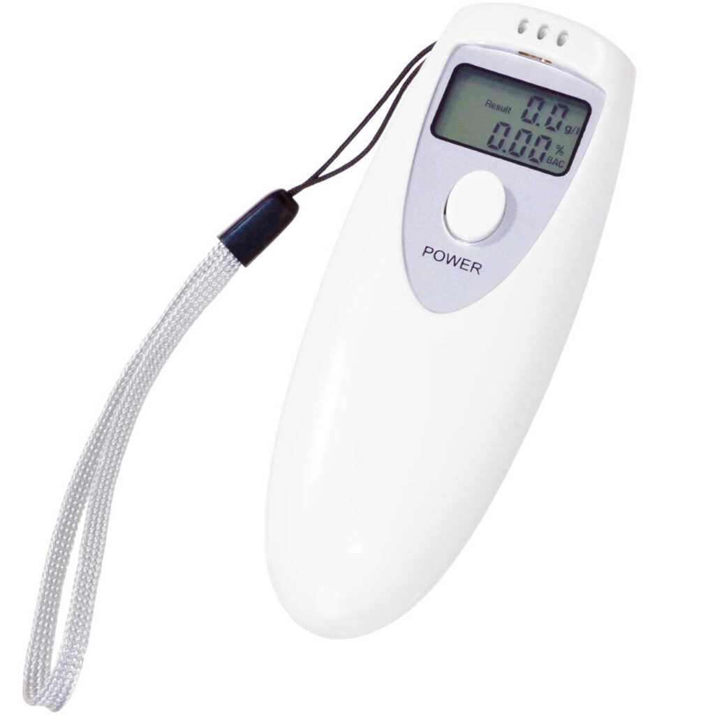 Alkoholmessgerät mit Digital-Anzeige