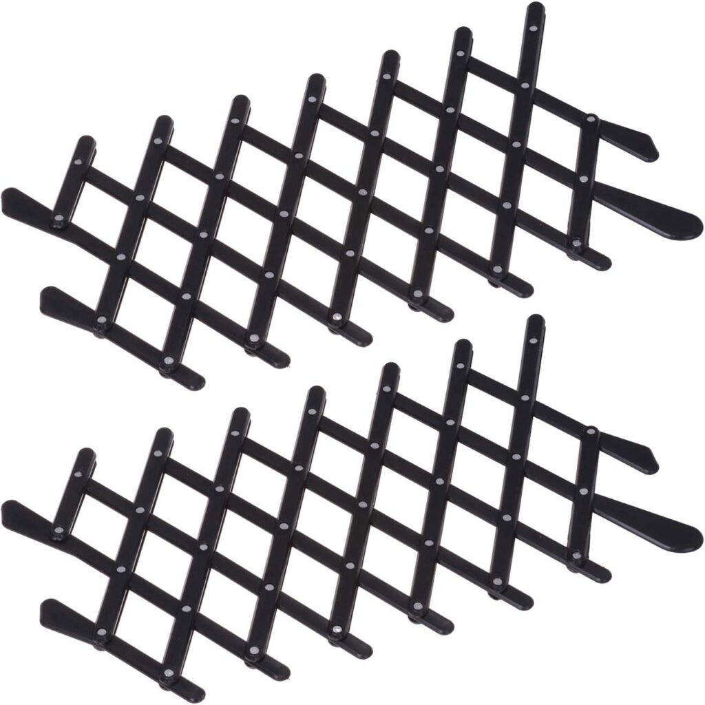 2er-Set Frischluftgitter für Autofenster, schwarz 2er-Set Frischluftgitter für Autofenster, schwarz