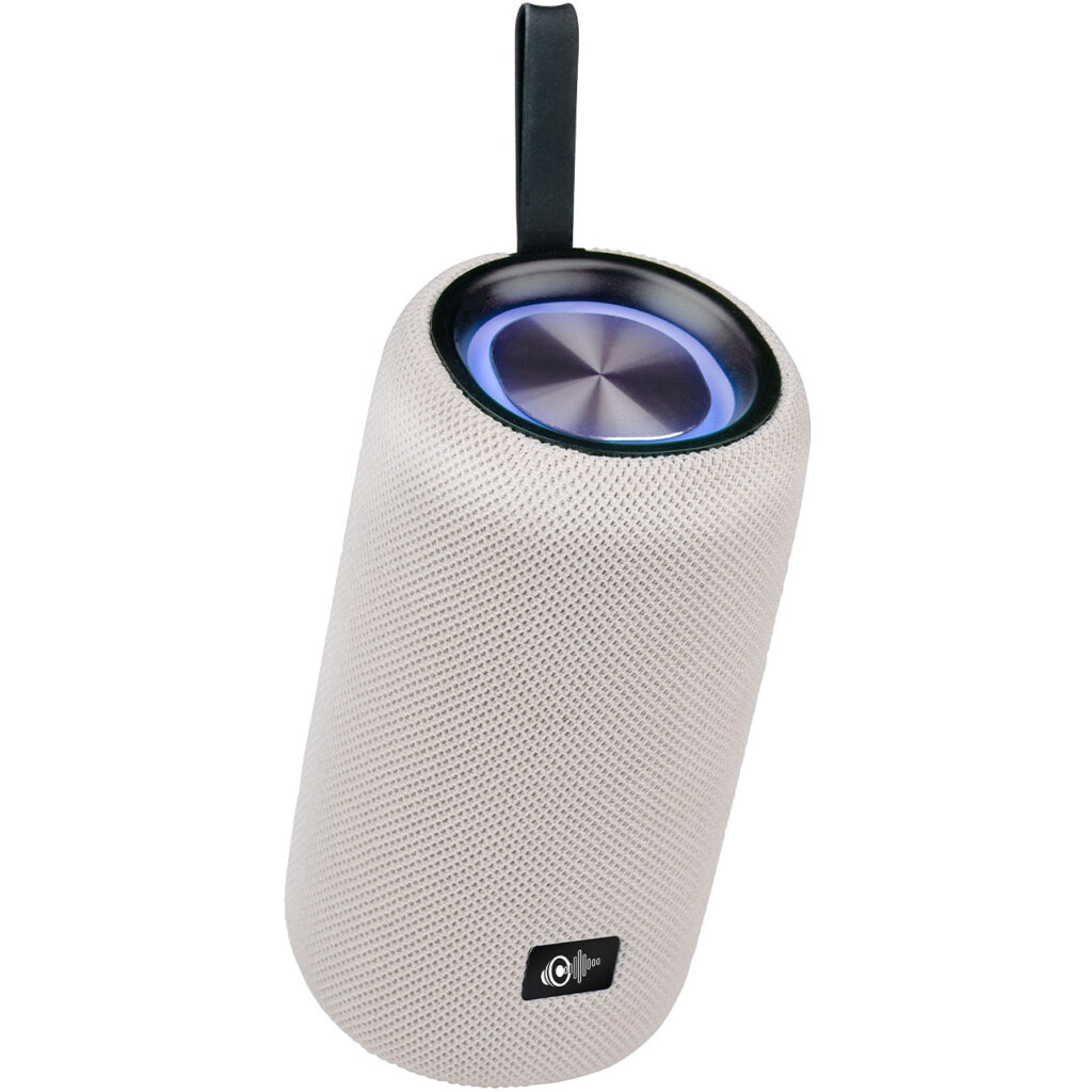 Bluetooth-Speaker mit LED-Lichteffekt, weiss, 16 Watt