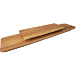 Sushi-Brett, Servierplatte mit Füssen, Olivenholz, 2er-set Sushi-Brett, Servierplatte mit Füssen, Olivenholz, 2er-set