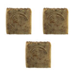 3er-Set Handgemachte Bio Seife mit Lavendel und Rosmarin, Naturseife ohne Palmöl, Vegan