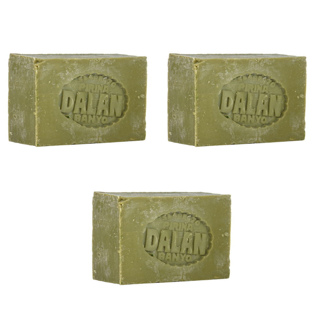 3er-Set Seife aus 100% pflanzlichen Inhaltsstoffen, mit Oliven- und Lavendel-Öl, je 150 g