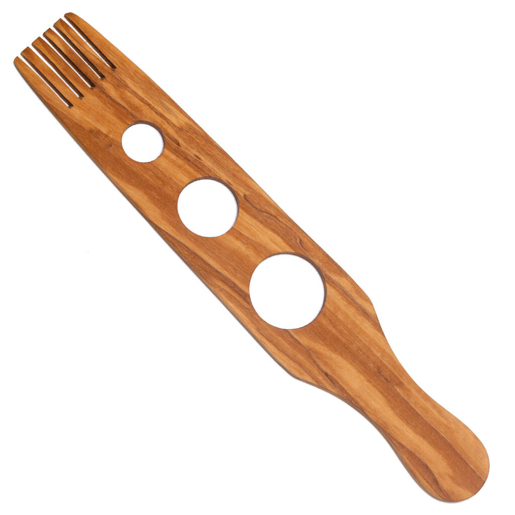 Spaghetti-Dosierer, Spaghetti-Mass, 29 cm, Olivenholz