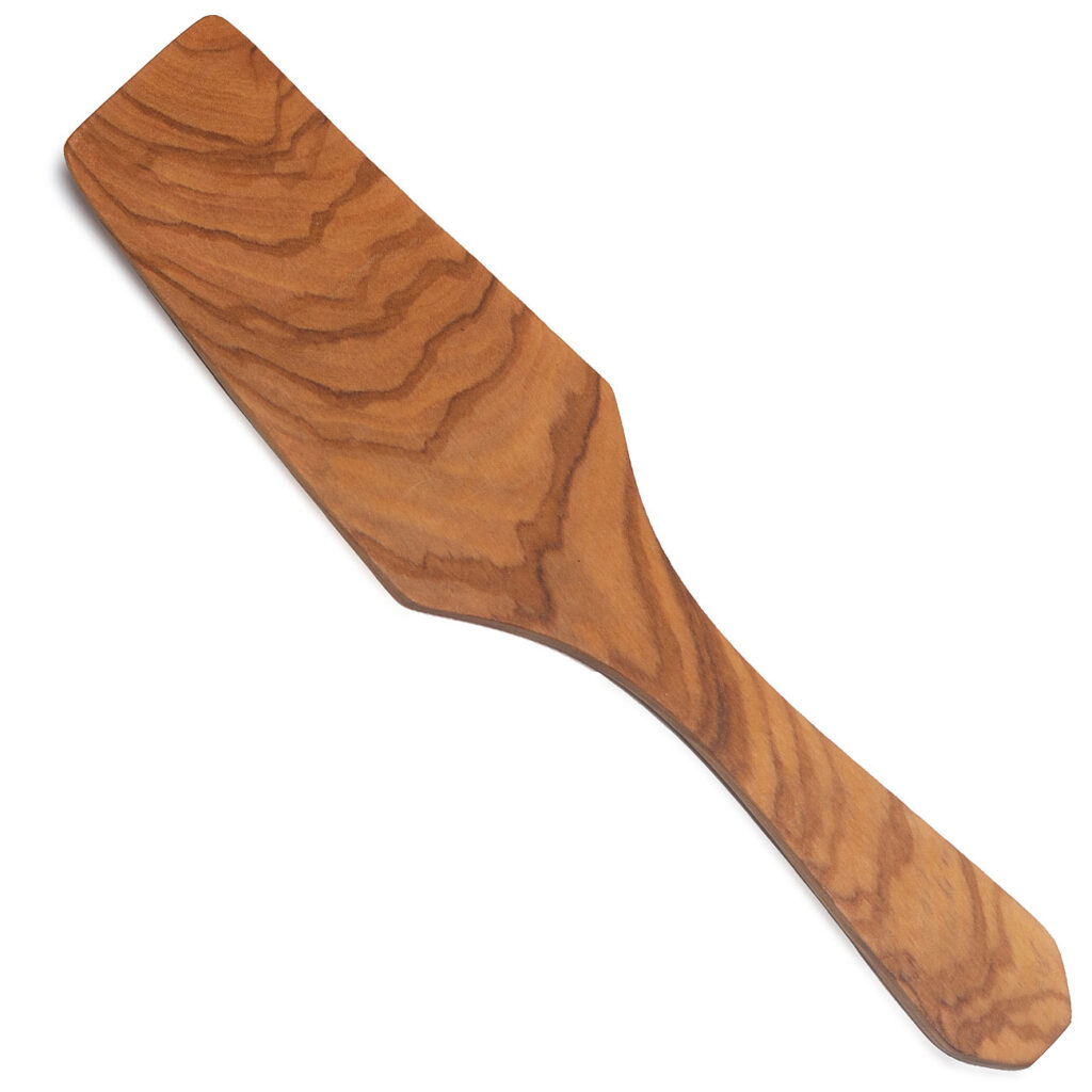 Tortenheber, Kuchenheber, Pizzaheber, 25 cm, Olivenholz