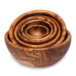 Schüsselset, 6 Schalen ineinander, Durchmesser 6, 8, 10, 12, 14, 17 cm