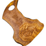 Grosses Schneidebrett, unregelmässige Form, Olivenholz