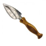 Parmesanmesser, Griff aus Olivenholz, scharfe Klinge, 19 x 4 x 3 cm