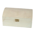 Schatzkiste klein, Kästchen zur Aufbewahrung, natur, 18 x 12 x 8,5 cm