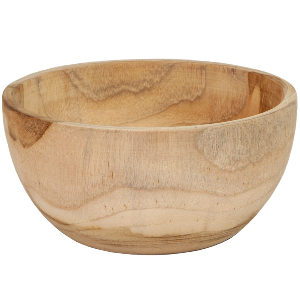 Kleine runde Schale aus Teakholz,13 x 13 x 6 cm Kleine runde Schale aus Teakholz,13 x 13 x 6 cm