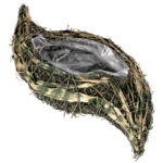 Naturdekoration in Ellipsenform, Pflanztopf aus Ästen, gold, grün, 40 x 20 x 5 cm