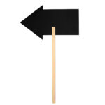 Kreidetafel Pfeil zum Beschriften, Tafel mit Erdspiess für Garten und Pflanzenkästen