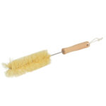 Flaschenbürste aus Holz, Reinigungsbürste mit stabilen Borsten, 5 x 5 x 33,5 cm