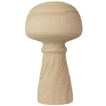 Deko Figur Pilz aus Pauwloniaholz, Holz Dekoration Pilz, braun, 15 x 27 cm Deko Figur Pilz aus Pauwloniaholz, Holz Dekoration Pilz, braun, 15 x 27 cm