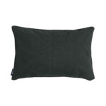Deko-Kissen wasserabweisend, bequemes Outdoorkissen, dunkel grau, 50 x 30 x 10 cm
