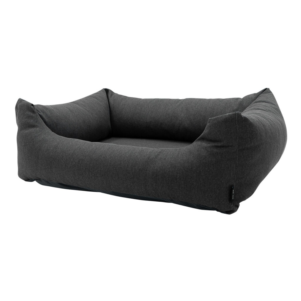 Hundebett waschbar eco, Hundecouch, grau, 100 x 80 x 25 cm