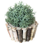 Pflanztopf aus Birkenholz, rund, Ø 18,5 x H 10 cm Pflanztopf aus Birkenholz, rund, Ø 18,5 x H 10 cm