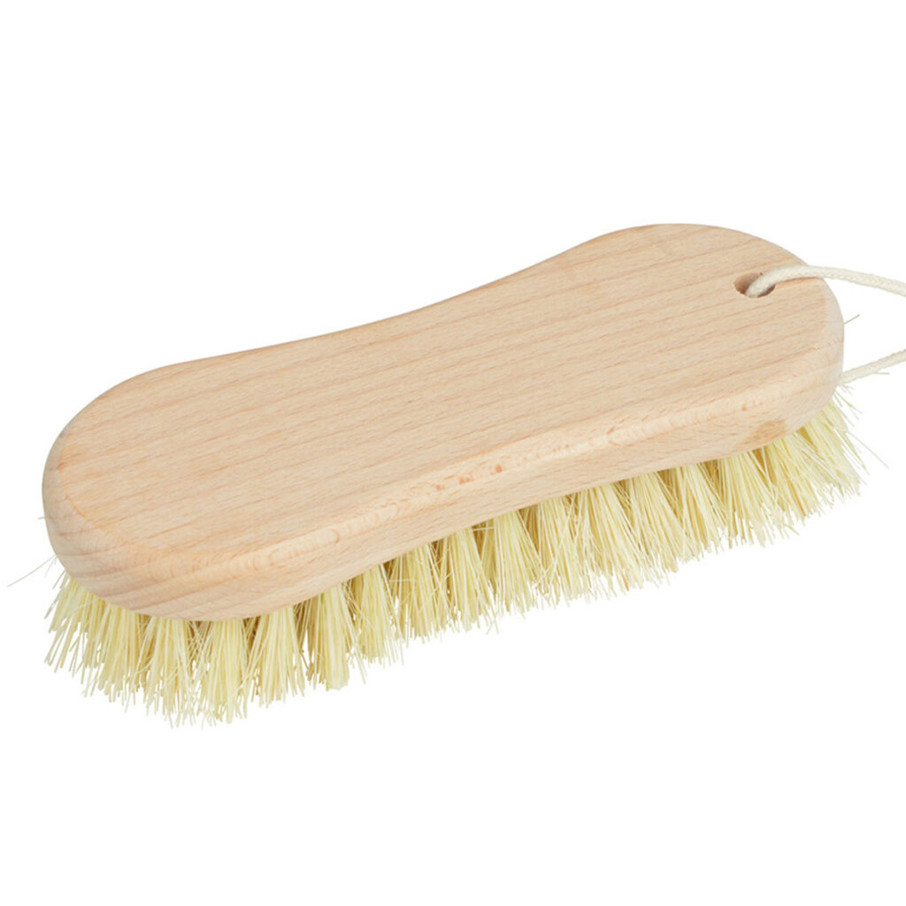 Wasch- und Scheuerbürste aus Holz und Sisalfasern, 15 cm
