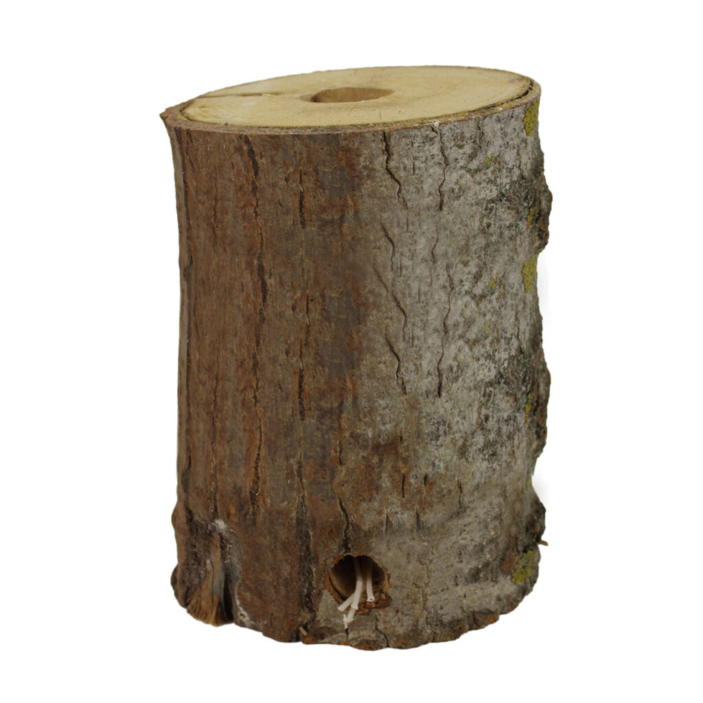 Schwedenfeuer, Finnenfackel – Baumfackel für den Garten, 18 x 28 cm