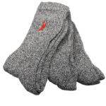3er-Set Wandersocken, unisex, Grau-Melange, Gr. 39-42