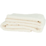 Handtuch-Set aus 70% Holzfasern, 60 x 100 / 40 x 60 cm, Elfenbein-farben