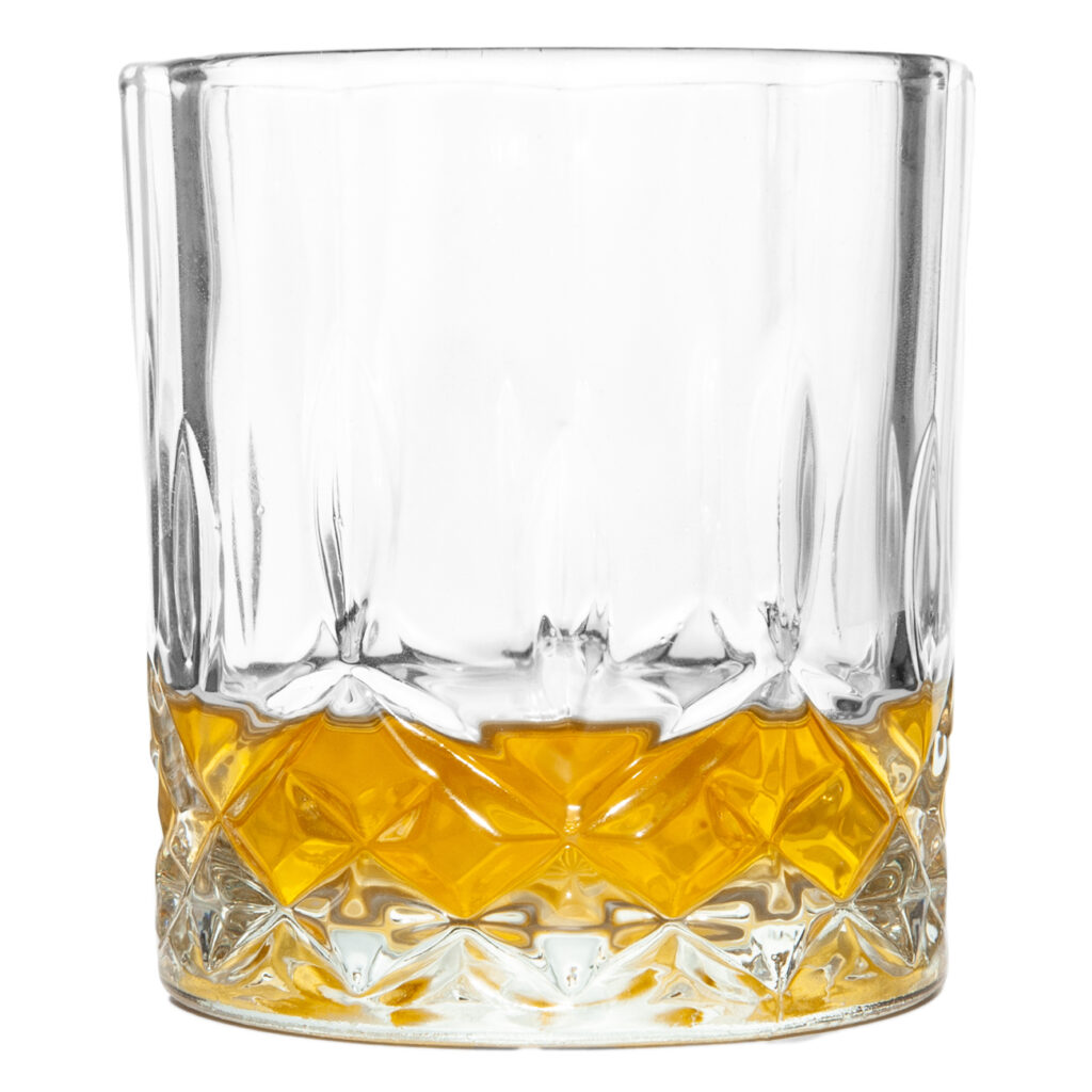 Whiskey Gläser im 4er-Set, je 230 ml, 7,5 x 7,5 x 8 cm