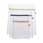 3-teiliges Wäschesack-Set mit Reissverschluss, 53 x 46 cm, 46 x 35 cm, 35 x 27 cm