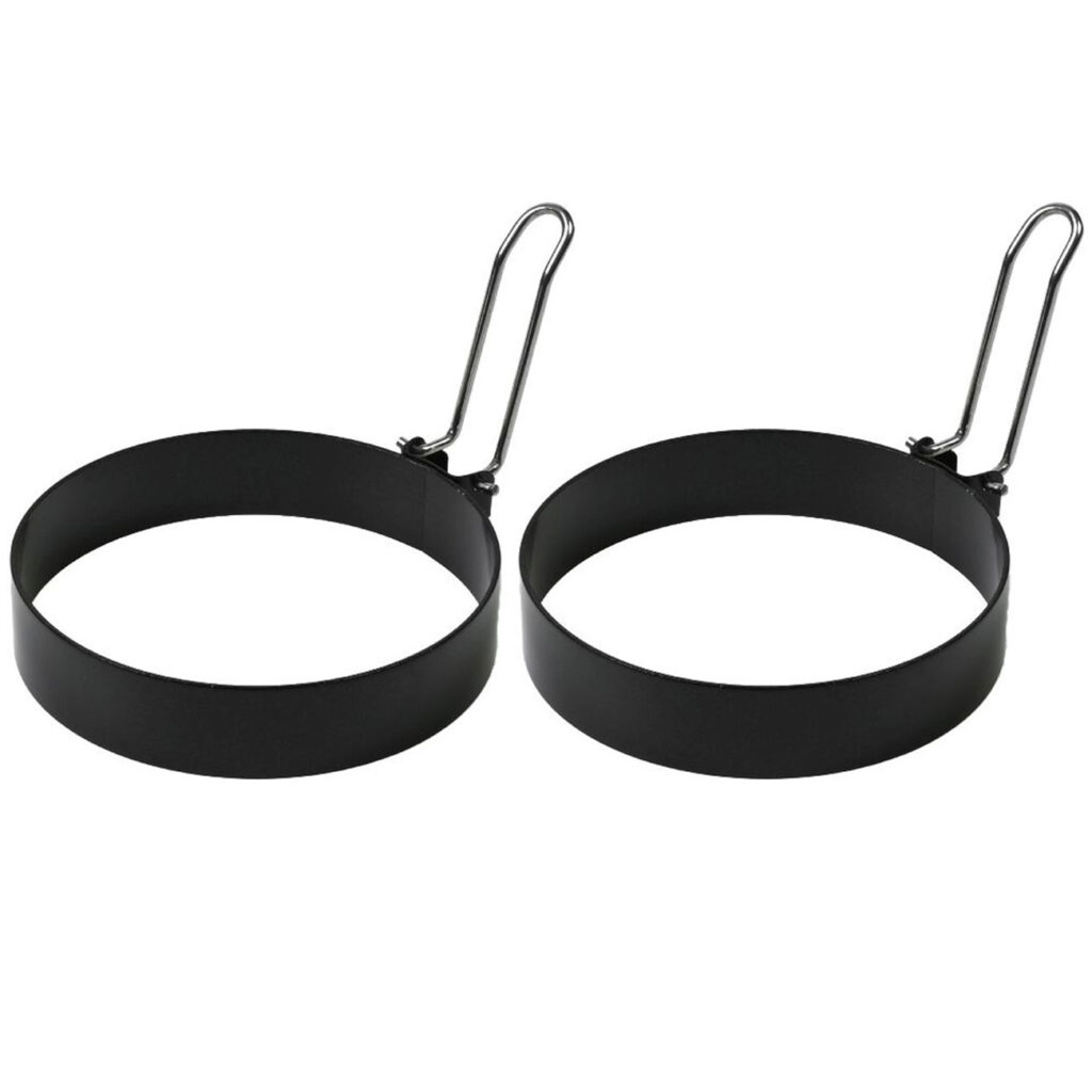 Kochring 2er-Set, Spiegeleierringform, Ø 10 cm