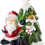 Lautsprecher mit Weihnachtsmann und Tannenbaum, Bluetooth, 8 Watt