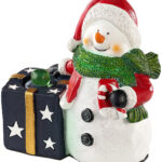 Weihnachtlicher „Schneemann“ Lautsprecher mit Bluetooth, 8 Watt