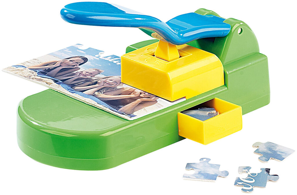 Puzzle-Stanzer inkl. 10 selbstklebende Basis-Kartons 10 x 15