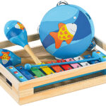 Fröhliches Instrumente-Set für kleine Musikanten