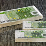 Imponier-Set 20 Taschentücher& 10 Servietten im 100-Euro-Design