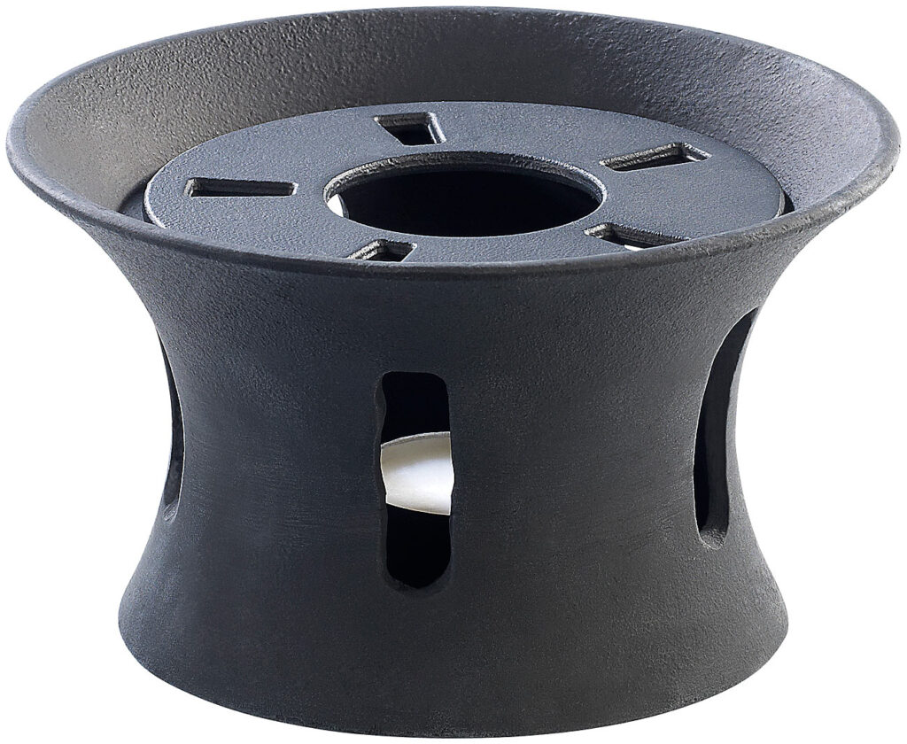 Stövchen aus Gusseisen für asiatische Teekanne