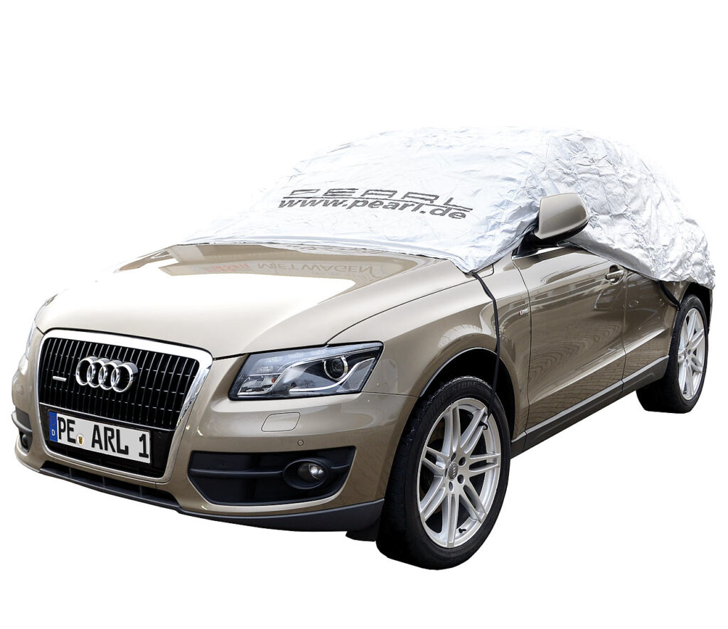 Premium Auto-Halbgarage für Kleinbus & Transporter, 470 x 140 x 65 cm