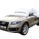 Premium Auto-Halbgarage für Kleinbus & Transporter, 470 x 140 x 65 cm