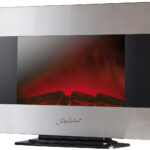 Premium-Elektro-Kamin Sonora für Wand- und Standmontage, 90 x 56cm