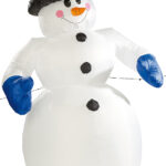 Selbstaufblasender XXL-Schneemann, 240 cm