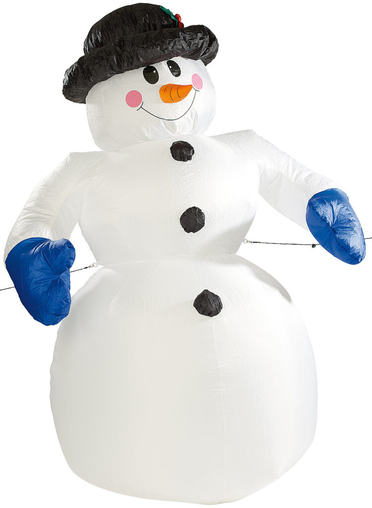 Selbstaufblasender XXL-Schneemann, 240 cm