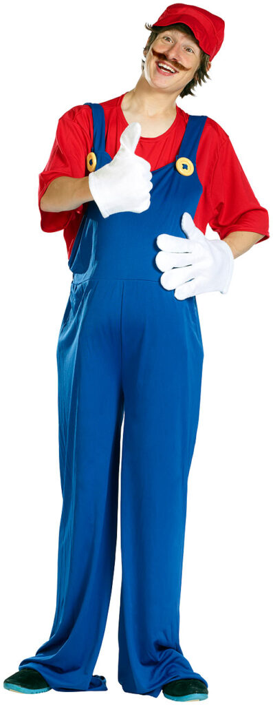 Kostüm „Italienischer Klempner“ für Erwachsene, Grösse L