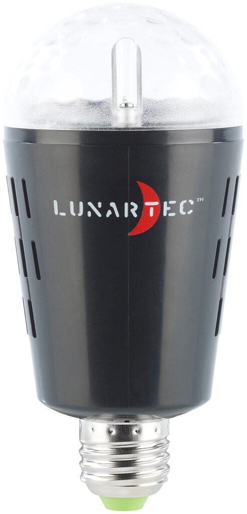 Disco-LED-Lampe mit Sternenfunkel-Effekt & Soundsensor, E27