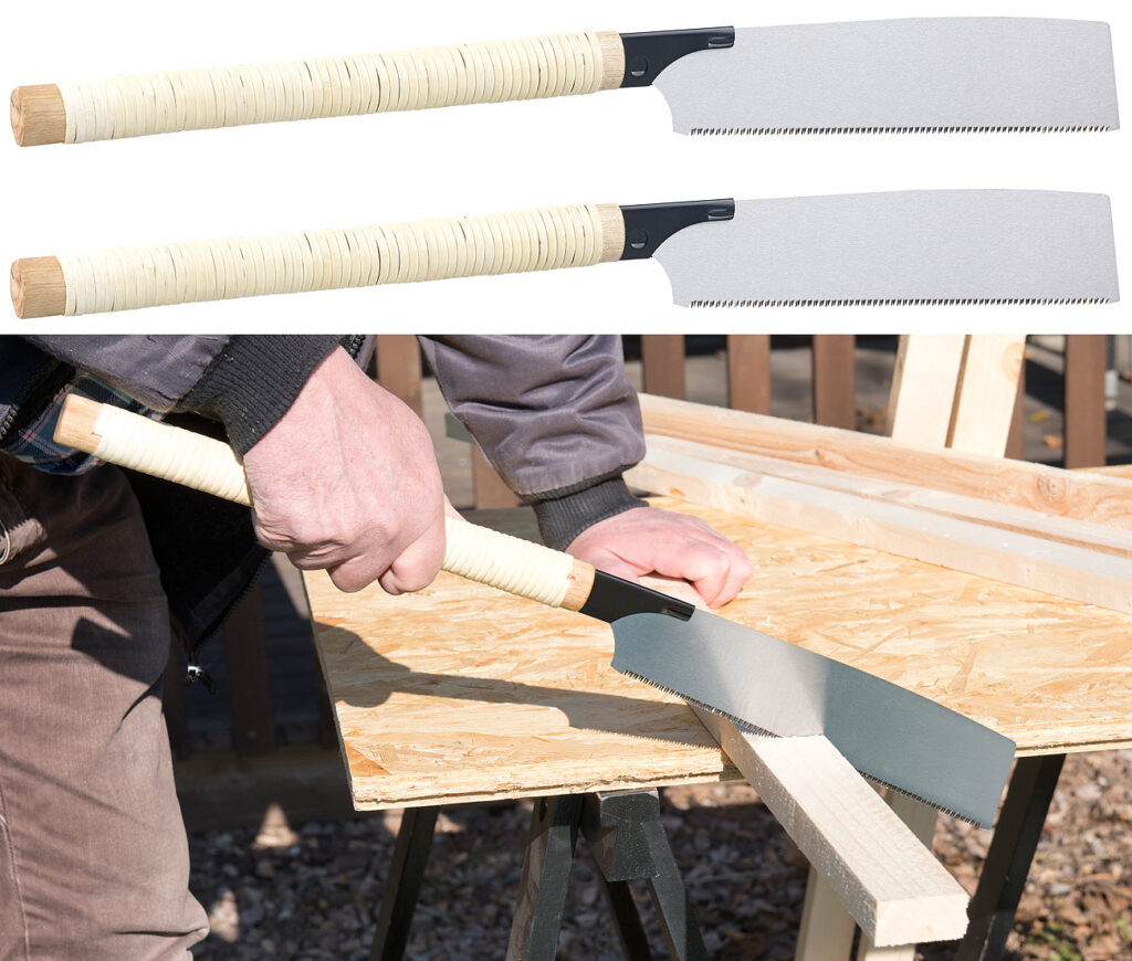 2er-Set Kataba-Japansägen, 26-cm-Sägeblatt, 65Mn-Carbonstahl